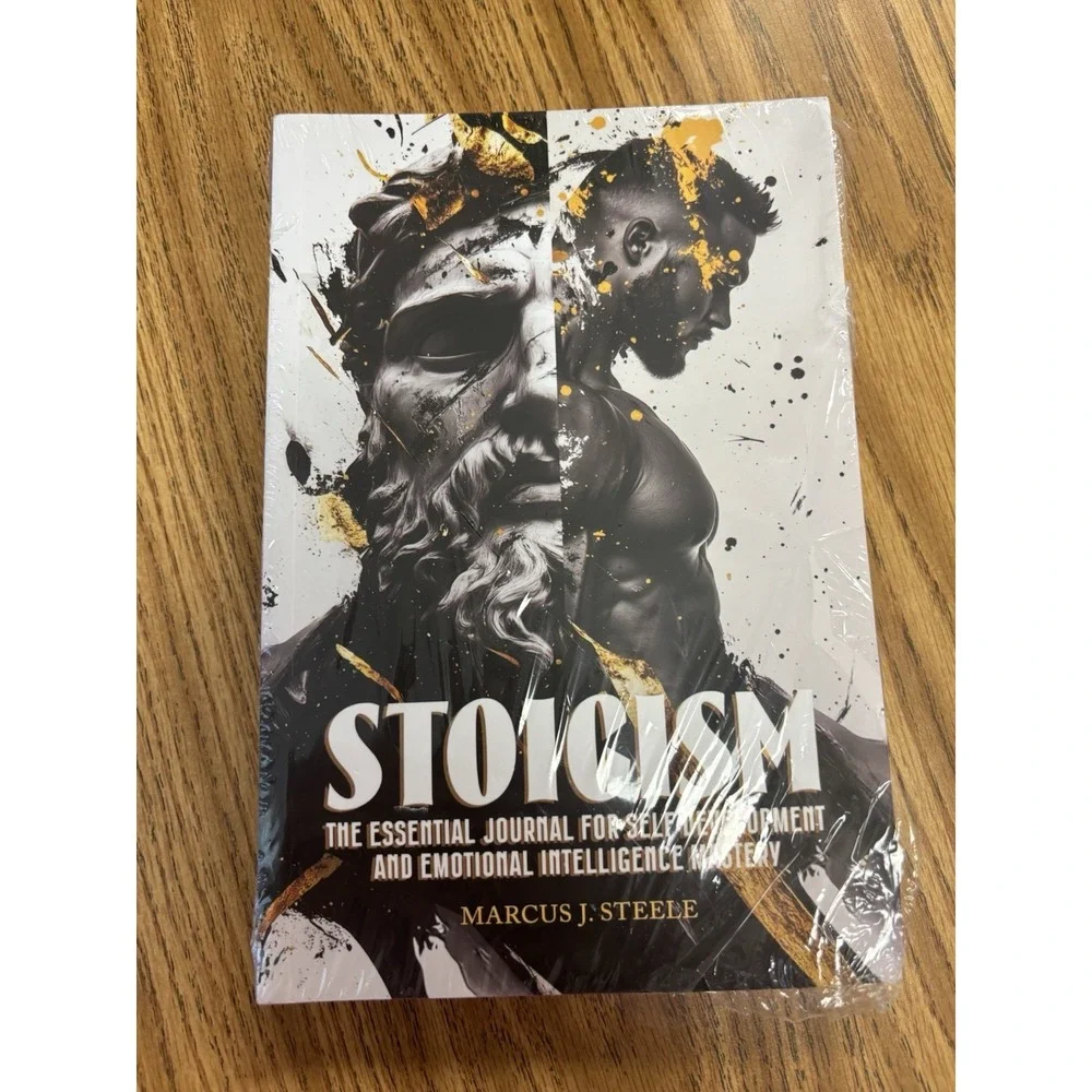 Stoicism Journal for Men 365 Day Guided Self Development Emotional Growth NEW